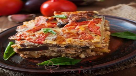 المسقعة باللحمة المفرومة