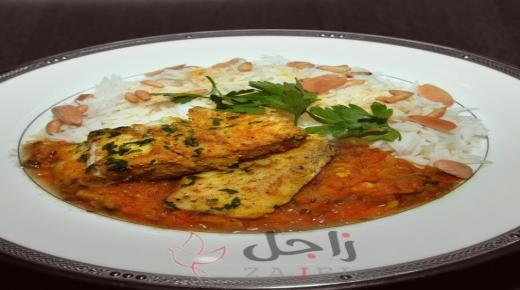 يخنة السمك مع الأرز