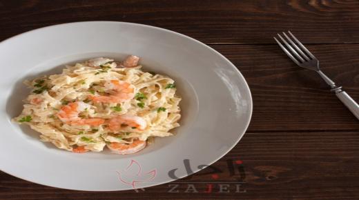 فيتوتشيني مع الروبيان