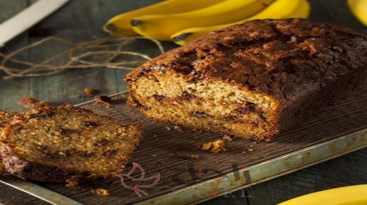 كيك الموز بالجوز