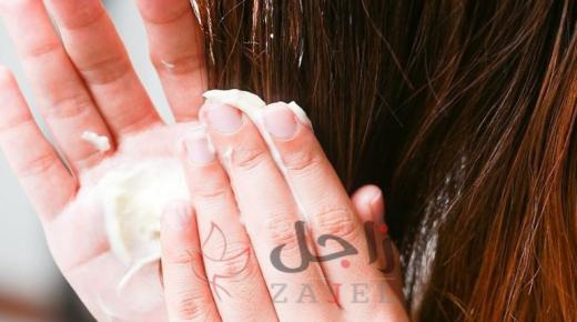 المايونيز والثوم للشعر الجاف