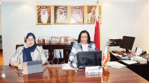 وزيرة الصحة تشارك بالاجتماع المرئي الأول عن بعد لمنظمة الصحة العالمية