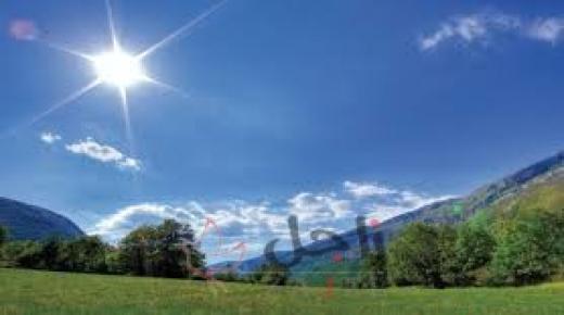 ارتفاع على الحرارة وأجواء لطيفة لثلاثة أيام