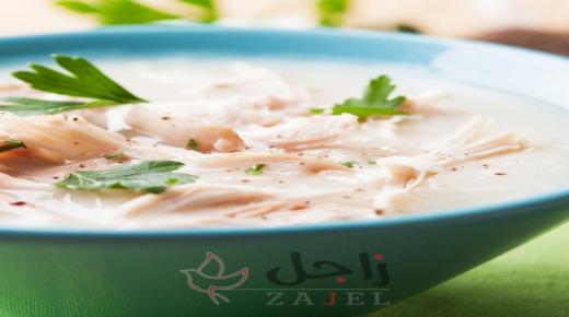 شوربة كريمة الدجاج