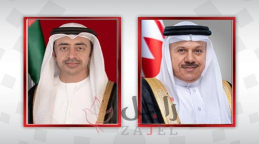 وزير الخارجية يجري اتصالًا هاتفيًا مع وزير الخارجية والتعاون الدولي بدولة الإمارات العربية المتحدة