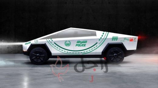 بالرغم من إنكسار نافذتها خلال عرضها الأول…شرطة دبي تطلب شاحنات تسلا