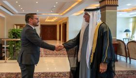 سعود بن صقر يستقبل نائب وزير النفقات في وزارة المالية الكوستاريكية