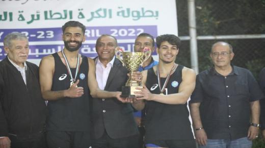 شباب الحسين يظفر ببطولة “الطائرة الشاطئية” على حساب الوحدات