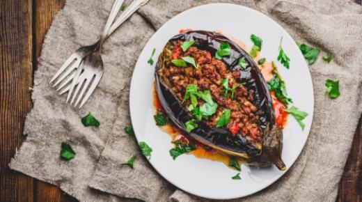 طريقة عمل شيخ المحشي بالباذنجان