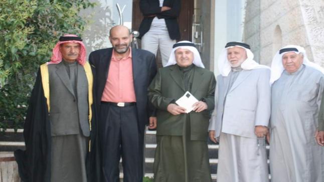الدكتور طه الحراحشة يستضيف وجهاء بني حسن في زيارة للضفة الغربية