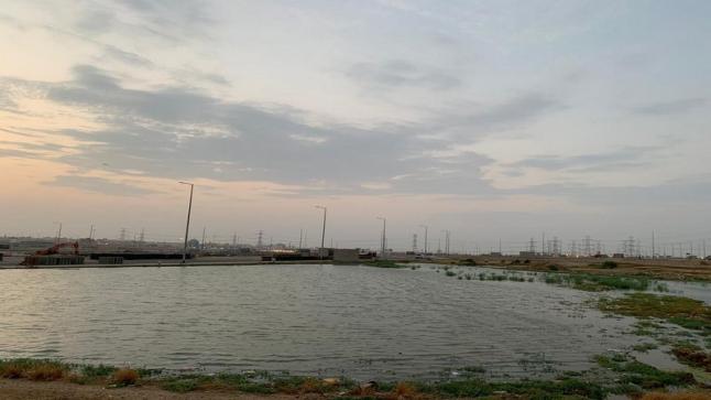 عودة مستنقع  مائي للظهور مجدداً يثير مخاوف سكان شمال شرق جدة