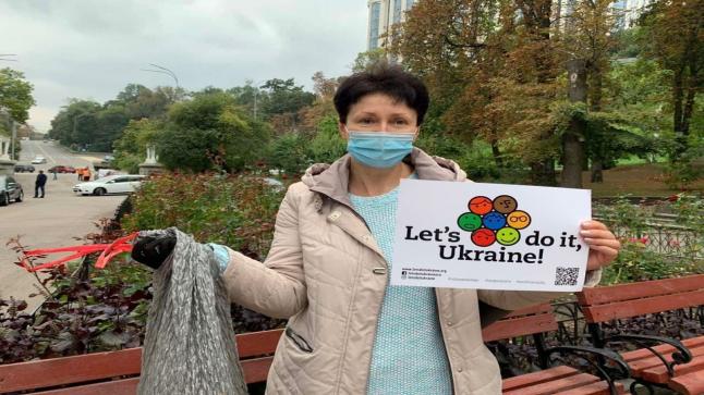 في يوم التنظيف العالمي جمع سكان كييف 500 متر مكعب من القمامة
