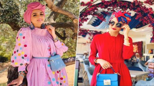 لفات حجاب صيفية بالتوربان من غادة عثمان