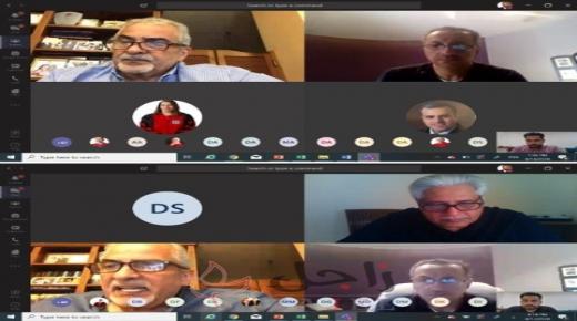 رئيس جامعة عمان الأهلية يلتقي كافة أعضاء الهيئة التدريسية عن بعد للاطمئنان على سير العملية التدريسية وتنفيذ إجراءات قانون الدفاع رقم 7