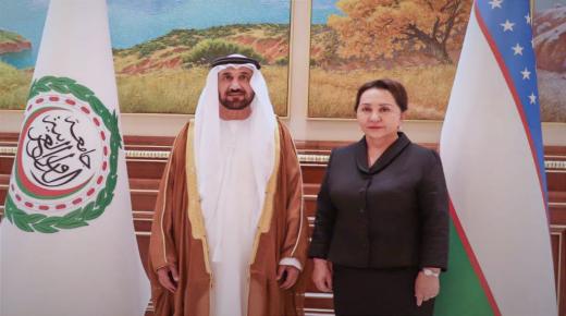 رئيس البرلمان العربي ورئيسة مجلس الشيوخ الأوزبكي يؤكدان دعم الشعب الفلسطيني