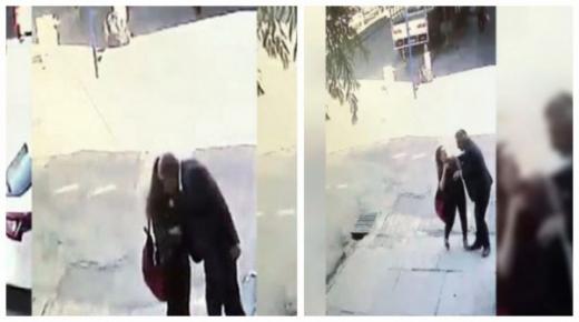 مسن يهتك عرض طفلة في الشارع العام