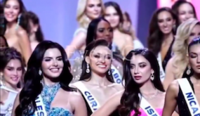 نظرات ملكة جمال إسرائيل لنظيرتها الفلسطينية تشعل جدلا في مسابقة ملكة جمال الكون