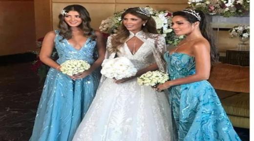 نادين نجيم تحتفل بزفاف صديقتها المقربة ناتالي نصرالله ملكة جمال المغتربين لعام2004