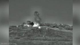 أرشيفية لقصف إسرائيلي استهدف مناطق في سوريا