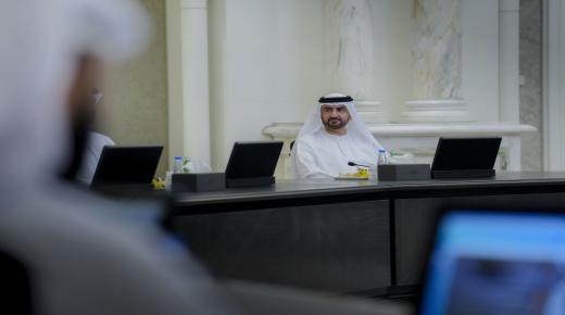 عبدالله بن سالم القاسمي يترأس اجتماع المجلس التنفيذي