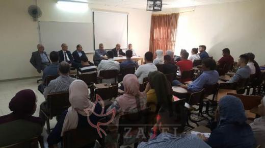 يوم تنويري وجولة بمرافق جامعة عمان الأهلية للطلبة المستجدين في كلية الهندسة