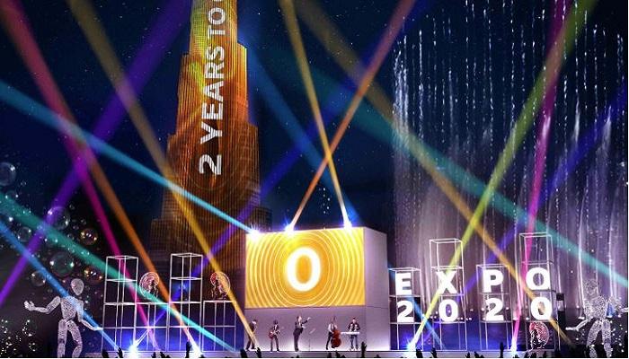 دبي تحتفل ببدء العد التنازلي على انطلاق “إكسبو 2020”