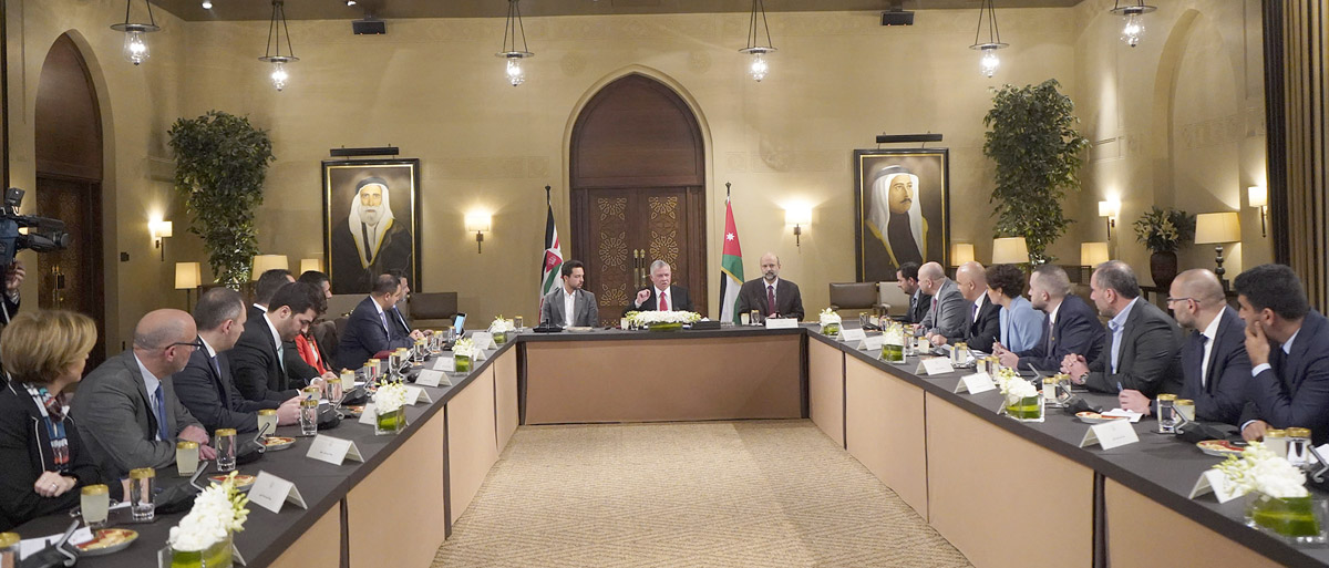 الملك يؤكد ضرورة توفير كل أشكال الدعم لقطاع ريادة الأعمال في الأردن