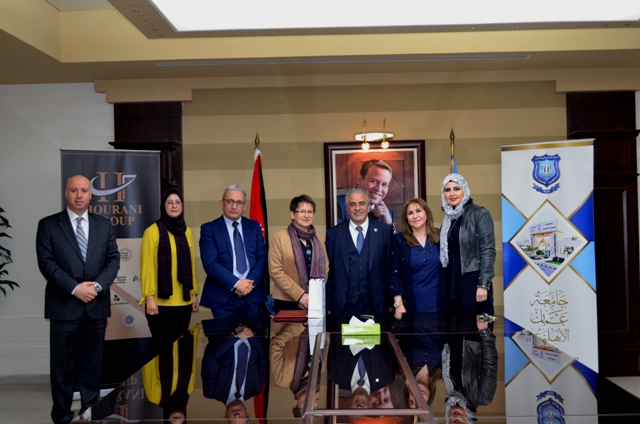 جامعة عمان الأهلية توقع مذكرة تفاهم مع جامعة ” ليبر دي بروكسل “البلجيكية